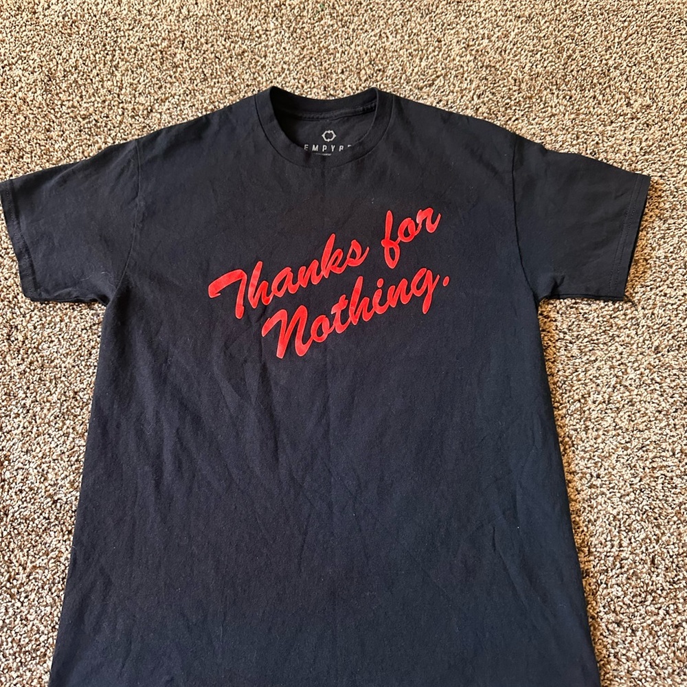 Empyre Black T-Shirt with Red Print